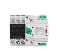 TXATS-125PV 3P 3 Phase Din Rail ATS PV Inverter Dual Power Automatic Transfer Selector Switches Uninterrupted Power 63A 100A 125A Photovolta 1Pcs(63A(PV))
