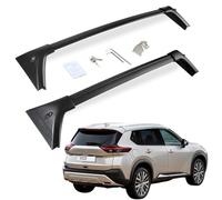 TXBZQKJ Roof Cross Bars for Nissan X-Trail T31 T32 T33, Car Rails Rack Aluminium Top Luggage Carrier, black Anti-theft dedicated Bars,third generation model