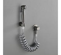 TXCLTS Bidet Sprayer Kit for Toilet Booster Sprayer Gray Bidet Tap Sprayer Wall Mounted Cold Faucet Multi-Function Bathroom Bidet Shower, Shower Hose, D