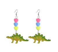 TXCLTS Earrings Bow Red Rose Dangle Earrings For Women Fashion Banquet Earrings Bow Earrings Charm Simulated Women Clip On Earrings Good Earring Set