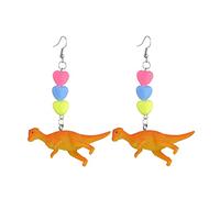 TXCLTS Earrings Bow Red Rose Dangle Earrings For Women Fashion Banquet Earrings Bow Earrings Charm Simulated Women Clip On Earrings Good Earring Set