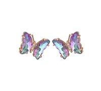 TXCLTS Earrings The EarringsCreative Can Earrings That Dazzling Earrings Ord Be Light Earrings Brand Worn Gradient Luxury Decoration Holiday In Rose Gold Jewelry Set