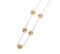 TXCLTS Four Leaf Necklace For Women Girls, Cute Colorful Pendant - 4 Leaf Necklace, Alhambra Necklace, Lucky Necklace For Birthday Valentine Graduation Gifts