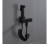 TXCLTS Handheld Bidet Sprayer Kit Multi-Function Booster Sprayer Bidet Tap Sprayer Wall Mounted Cold Water Tap Toilet Bidet Douche Spray for Bathroom, Chrome Plated, B