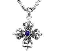 TXCLTS jewelry S925 Necklace Inlaid Zircon Bell Pendant Necklace Buddhist Supplies Unisex Jewelry for girls