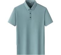 TXCLTS Men's Solid Quick Dry Golf Polo Shirt Short Sleeve Classic Moisture Wicking Turn Down Collar Tops