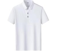TXCLTS Men's Solid Quick Dry Golf Polo Shirt Short Sleeve Classic Moisture Wicking Turn Down Collar Tops