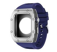 TXCLTS Modification Mod Kit for Band Case 8 7 44MM 45MM Silicone Strap Metal Frame Accessories For Iwatch Series 6 5 4 SE