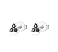 TXCLTS S925 Sterling Silver Zircon Stud Earrings Female Cute Gold Turtle Star Moon Fashion Jewelry Birthday Gift Clip Earring