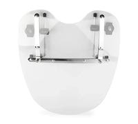 TXDBD 19" Motorcycle Windshield Windproof Windscreen For Harley Dyna Blackline Breakout Bad Boy FXSTSB Cross Bones Freewheeler Windshield Screen Protector(White)