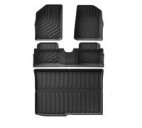 TXDBD Floor Mats Car Floor Mats Trunk Pad Non Slip For Dacia For Spring Cargo Liner All Weather Waterproof TPE Foot Mat Left Hand Drive Carpet Protector(FN LHD 4PCS)
