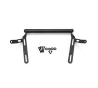 TXDBD GPS Navigation Motorcycle Phone Navigation Bracket For NMAX 155 2020-2024 GPS Stand Holder Frame Mounting Extension Crossbar Bracket Mount(Black 3)