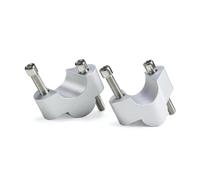 TXDBD Motorcycle Handlebar Riser For Ducati Multistrada V4 S V4S V4 Pikes Peak Rally Handle Bar Risers Heighten Mount Clamp Handlebar Raiser Spacer(Silver)
