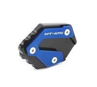 TXDBD Motorcycle Kickstand Foot Side Stand Support Extension Enlarger Pad For MT125 2014-2023 Anti-skid Foot Pad Side Stand Foot Pad(BLUE)