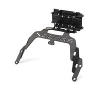 TXDBD Motorcycle Mobile Phone Holder Stand For KYMCO XCITING S400 Xciting S 400 GPS Navigation Bracket Handlebar Adapt Holder Front Gps Pinning(Black 4)