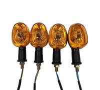 TXDBD Turning Indicators 1Pcs Motorcycle Front & Rear Turn Signal Lights For H&onda Dax ST CT Z50 50 70 125cc For Cafe For Racer Turning Indicators Lamp(4 PCS)