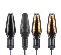 TXDBD Turning Indicators Motorcycle Front Turn Signal Lights Indicators For B&MW R1300 GS R1250 GS ADV F900GS S1000 R XR CE 04 Flowing Turning Indicator Lamp(4 PCS)