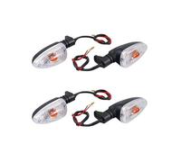 TXDBD Turning Indicators Motorcycle Turn Signal Indicator Light Lamp For B&MW K1300R F650GS F800GS F800R F800S F800ST Turning Indicators Light(CLEAR,2 Pairs)