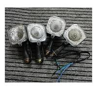 TXDBD Turning Indicators Motorcycle Turn Signal Lights Indicators For H&onda CG125 For CBT125 Motorbike Front Rear Blinker Lamp(4 PCS white)