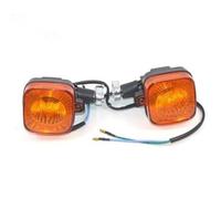 TXDBD Turning Indicators Motorcycle Turn Signal Lights Indicators For H&onda CG125 For CBT125 Motorbike Front Rear Blinker Lamp(2 PCS short)