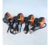 TXDBD Turning Indicators Motorcycle Turn Signal Lights Indicators For H&onda CG125 For CBT125 Motorbike Front Rear Blinker Lamp(4 PCS long)