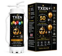 TXEN Helium Canister for Balloons | Disposable Helium Gas Tank Easy-Control Balloon Inflator for Birthdays, Weddings | Baby Showers & Events (50 Balloons)