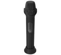 TXEsign 1 Piece Silicone Cover Case Compatible with JBL Wireless Microphone, Protective Skin Case Anti-Rolling Cover with Base Rod Mic Sleeves Microphone Stand for Disco Stage Party TV Show