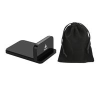 TXEsign Bass Drum Rug Anchor for Drum Set, 1 Pack Acrylic Bass Drum Stopper with Storage Pocket Bass Drum Anti-Slip Base Accessory for Drum Mats, Rugs and Carpets