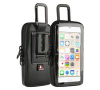 TXEsign Case - Carrying Case Bag with Clear Window for iPod Touch 7/6/5 Gen, iPhone 5/5s/5c, & 4" Full Touch Screen MP3/MP4 Players, Black