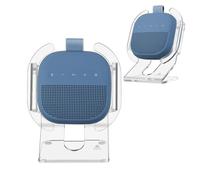 TXesign Desktop Stand for Bose SoundLink Micro 2 Portable Speaker, Acrylic Speaker Holder Table Stand Display Holder with Anti-Slip Base Mount (Transparent)