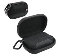 TXEsign EVA Case for JBL Go 5/GO 4/Go 3 Portable Speaker | Travel Carrying Case with Mesh Pocket Protective Storage Cover Bag w Carabiner Zipper Closure