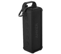 TXEsign Silicone Case Compatible with Anker Soundcore 2 Portable Bluetooth Speaker, Protective Travel Case Cover with Handle and Carabiner for Anker Soundcore 2 Speaker (Black)