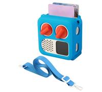 TXEsign Silicone Case Cover for Yoto Mini (2024 Edition), Travel Carrying Case with Adjustable Shoulder Strap Protective Cover for Yoto Mini Player (Deep Blue)