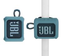 TXesign Silicone Case for JBL Go 3 Portable Speaker with Removable Strap for Bike Golf Cart Travel Carrying Case Protective Sleeve Speaker Cover (Sky Blue)