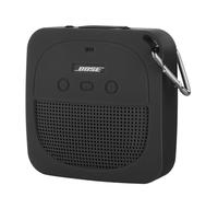 TXEsign Silicone Case Sleeve Compatible with Bose SoundLink Micro Waterproof Portable Speaker, Full Protective Stand Up Case Shockproof Travel Carry Case with Carabiner (Dark Gray)