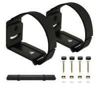 TXEsign Soundbar Wall Mount for JBL, Bose, Samsung, Vizio, Sony Sound bar with Hook and Loop Straps Metal Sound Bar Shelf for Home RV Boat