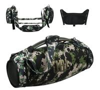 TXEsign Travel Carrying Strap for JBL Boombox 3, Shoulder Strap with Two Side Covers Travel Carrying Pouch (Camo)