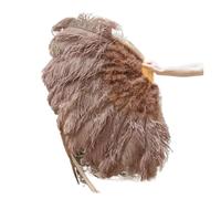 TXLEAPEY 13 Bone Lake blue Feathers Fan for Diy Dance Show Halloween Party Wedding Stage Props Handheld Fluffy Plumes(Deep Blue,Small 100cm 1pcs)