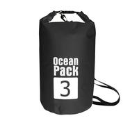 TXLEAPEY 2L/3L/5L/10L Waterproof Dry Bag Pack Sack Swimming Rafting Kayaking River Trekking Floating Sailing Canoing Boating Water(Black 3L)