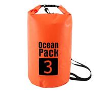 TXLEAPEY 2L/3L/5L/10L Waterproof Dry Bag Pack Sack Swimming Rafting Kayaking River Trekking Floating Sailing Canoing Boating Water(Orange 3L)
