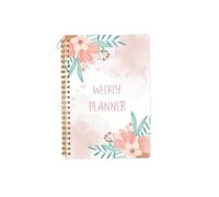 TXLEAPEY 2pc Weekly Goals Schedule Planner Checklist Notebook Organizers Habit Tracker, Perfect School Or Office Supplies(Pink)