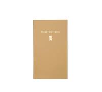 TXLEAPEY 3pcs 40 Sheets Bronzing Portable Pocket Notebook for Daily Life Plan Art Inspiration Record Office Students Supply(B)