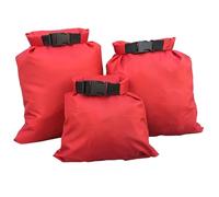 TXLEAPEY 3Pcs/Set Multifunctional Lightweight Drifting Bag Dry Waterproof 30D Nylon Bags 1.5L 2. 3(Red)