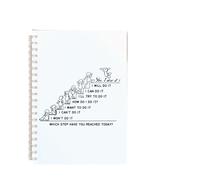TXLEAPEY 3pcs Spiral Notebook Inspirational Quote Hymn Motivational Phrase Blank Paper Sketch Note Book For Art Graffiti Notepad Faith Belief(Color-4)