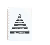 TXLEAPEY 3pcs Spiral Notebook Inspirational Quote Hymn Motivational Phrase Blank Paper Sketch Note Book For Art Graffiti Notepad Faith Belief(Color-17)