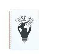 TXLEAPEY 3pcs Spiral Notebook Inspirational Quote Hymn Motivational Phrase Blank Paper Sketch Note Book For Art Graffiti Notepad Faith Belief(Color-14)