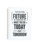 TXLEAPEY 3pcs Spiral Notebook Inspirational Quote Hymn Motivational Phrase Blank Paper Sketch Note Book For Art Graffiti Notepad Faith Belief(Color-13)