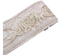 TXLEAPEY 5M PVC Self-Adhesive Baseboard Wall Sticker Floral Skirting Waistline Stickers Waterproof 3D Border Room Bathroom Decor(20)