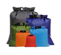 TXLEAPEY 5PCS 1.5/2.5/3/3.5/5/8L Waterproof Dry Bag Pack Sack Swimming Rafting Kayaking River Trekking Floating Sailing Canoing Boating(Mixed)