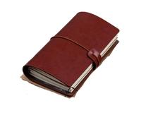 TXLEAPEY Creative Notebook Travel Ledger A6 Loose-leaf Simple Diary Retro Portable(Color-5)